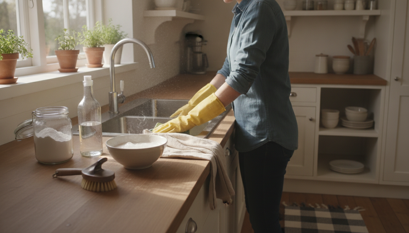 découvrez comment le bicarbonate de soude et le vinaigre blanc forment un duo efficace pour un nettoyage naturel, écologique et multi-usage de votre maison.