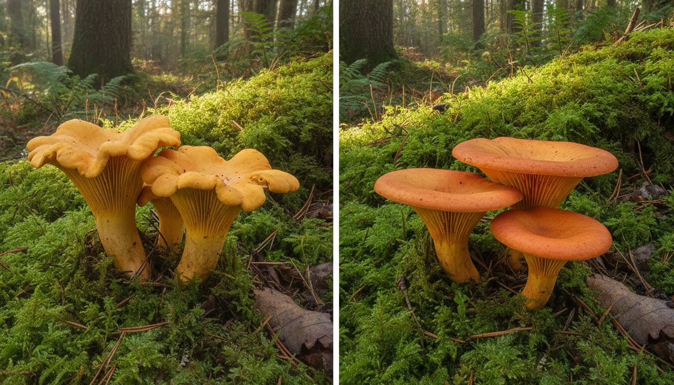 découvrez comment distinguer facilement la fausse chanterelle et la fausse girolle des véritables champignons grâce à nos conseils pratiques et illustrations détaillées.