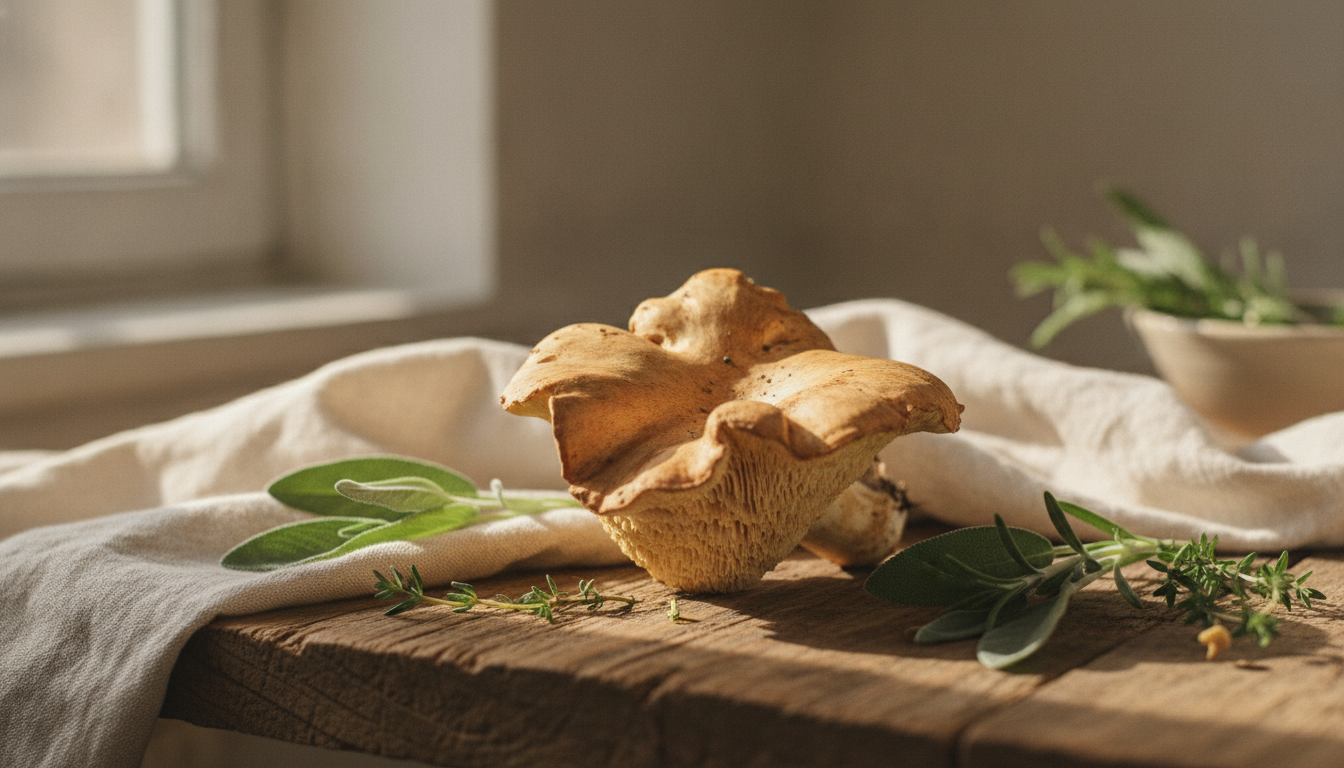 découvrez comment identifier le faux pied de mouton (hydne repande) et apprenez ses qualités gustatives uniques pour enrichir vos expériences culinaires.