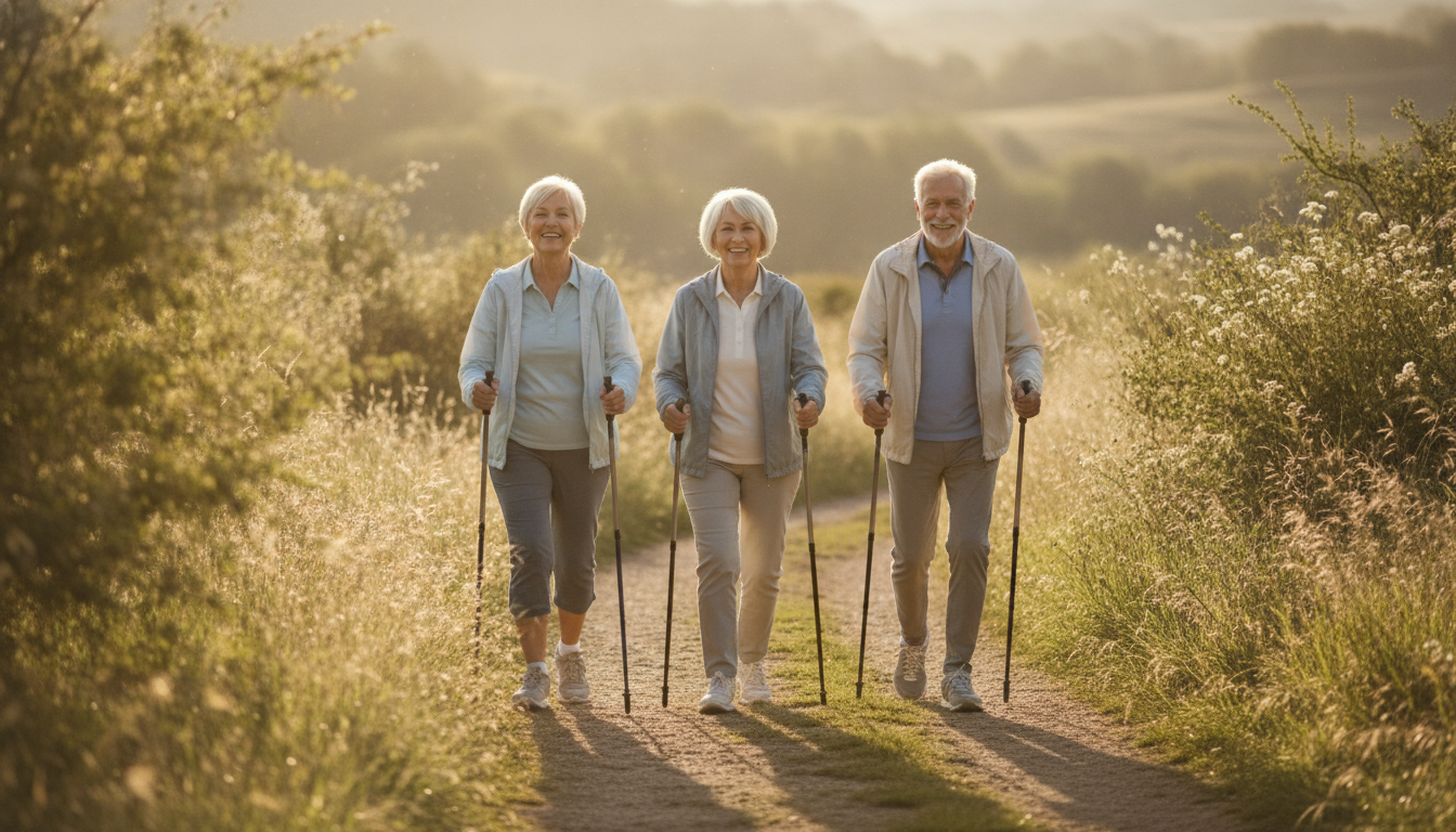 découvrez les bienfaits de la marche nordique pour les seniors : amélioration de la santé cardiovasculaire, renforcement musculaire, et bien-être au quotidien.