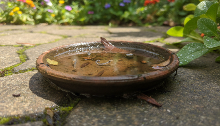 découvrez des méthodes efficaces pour éliminer les larves de moustiques dans l'eau stagnante et protéger votre maison des nuisibles.