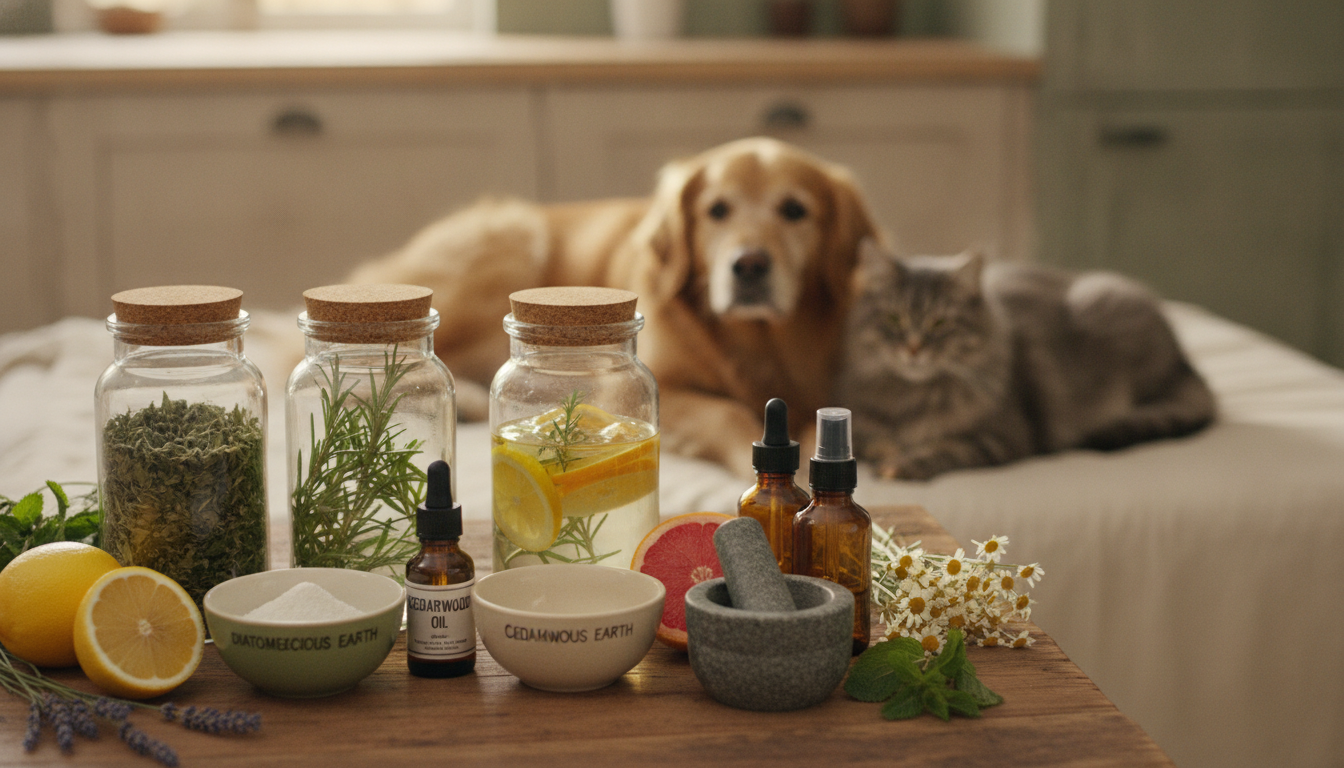 découvrez des recettes naturelles et efficaces pour fabriquer un anti-puce maison adapté aux chiens et aux chats, pour une protection saine et écologique.