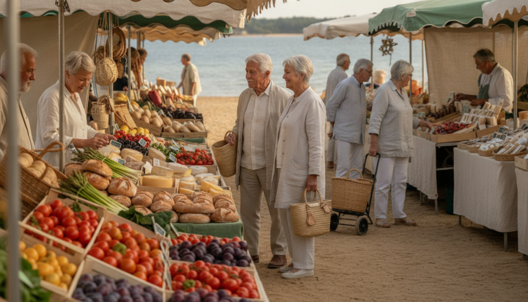 découvrez le marché de biscarrosse : jours d'ouverture, horaires et une sélection de produits locaux frais, entre la plage et le lac pour une expérience authentique.