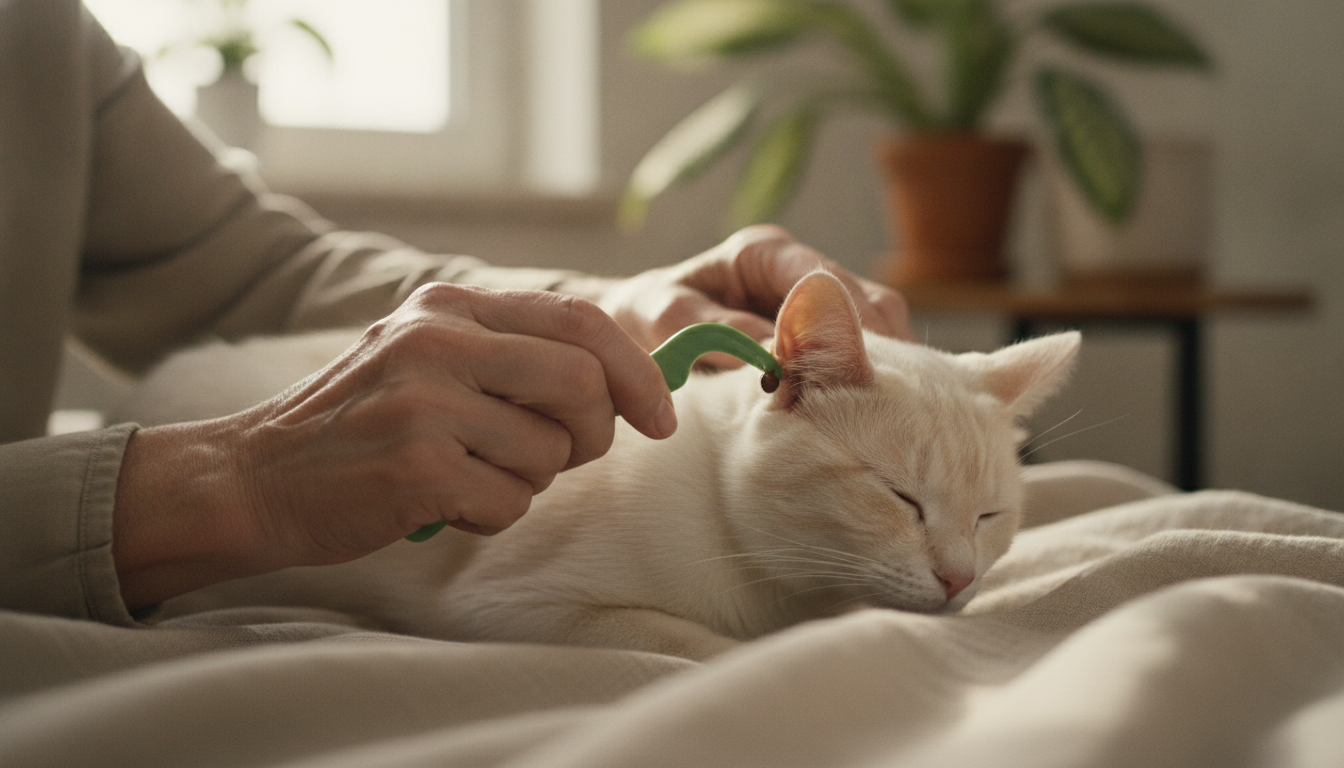 découvrez comment enlever facilement une tique sur votre chat grâce à notre guide étape par étape utilisant un tire-tique, pour assurer la santé et le bien-être de votre animal.